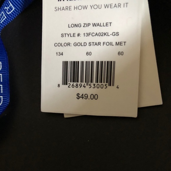 Reed Gold Wallet & Heart Key Chain - Picture 3 of 4